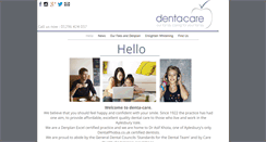 Desktop Screenshot of denta-care.com